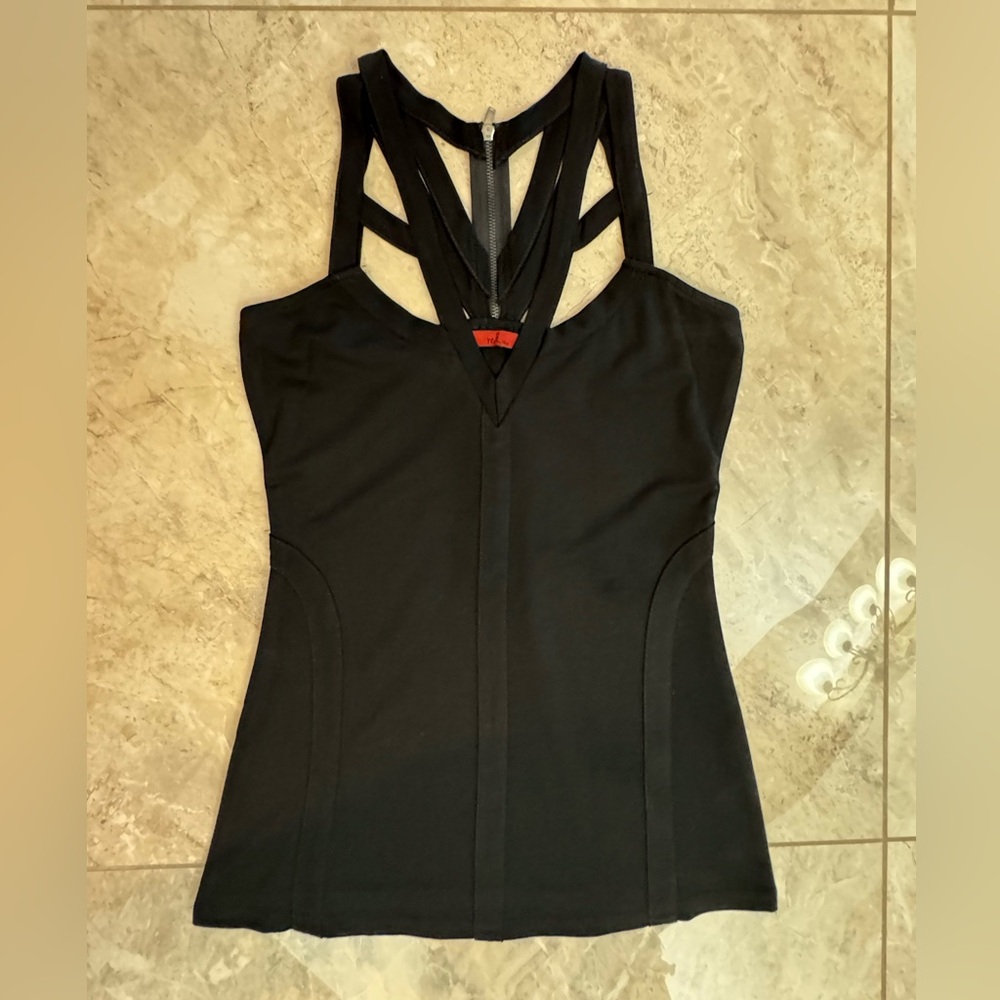 Red By BKE Fitted Strappy Top XSmall